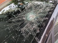 Windscreens smashed as bricks thrown from footbridge over A3 