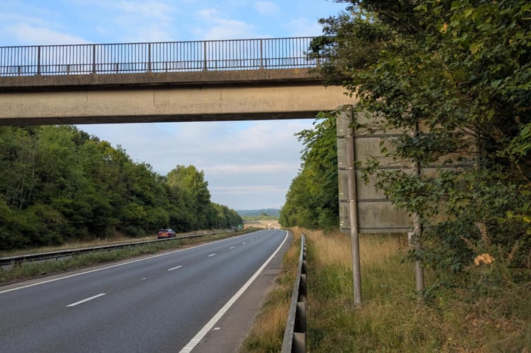 Tilmore Road Footbridge A3 Petersfield