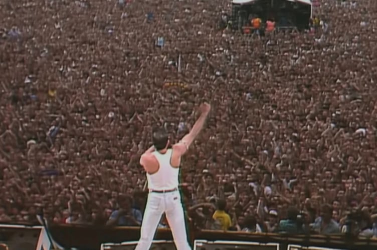 Live Aid Freddie Mercury Wembley 1985
