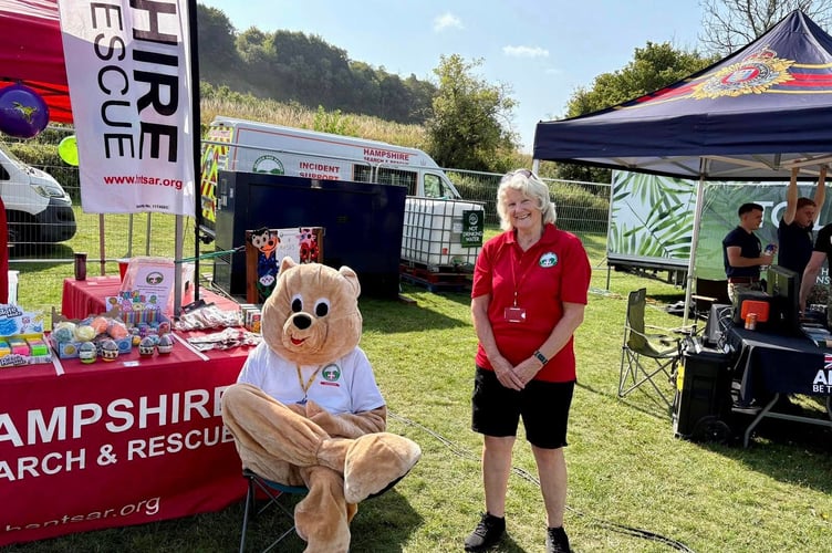 Hampshire Search and Rescue, The South Downs Show, Queen Elizabeth Country Park, Butser Hill, August 9th and 10th 2025.