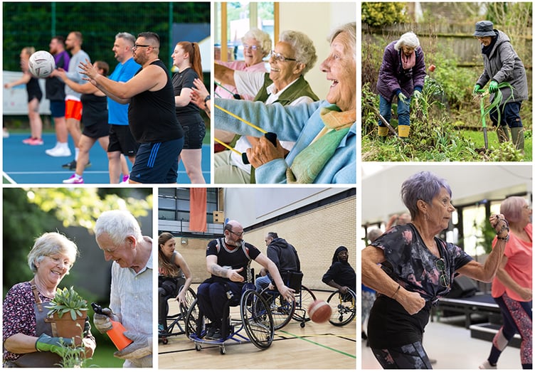 Get Up and Go! picture montage.