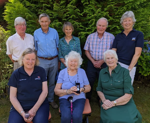 Haslemere volunteer marks 54 years supporting lifesaving charity