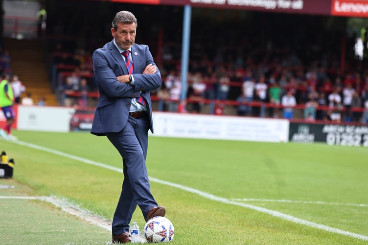 Aldershot Town manager Tommy Widdrington felt his side deserved better against Boston (Photo: Ian Morsman)