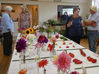 Beautiful exhibits at Froxfield & Privett Garden Club Summer Show