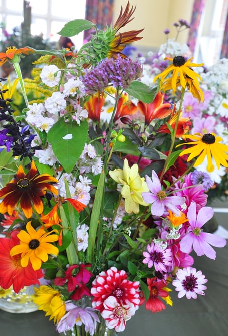 Flowers on display at last year's Liss Horticultural Society Show.