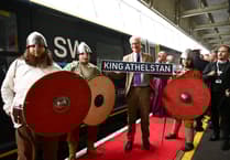 WATCH: Tom Holland unveils South Western Railway train honouring King Athelstan