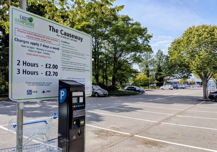 Tesco Causeway car park Petersfield