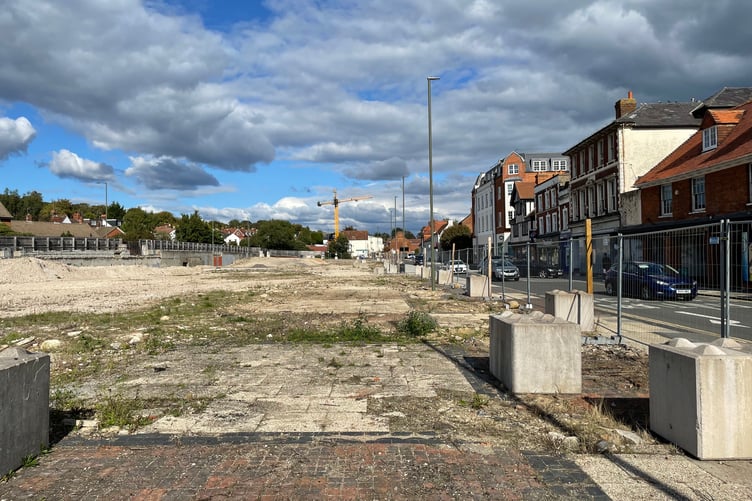 The Woolmead site in East Street, Farnham