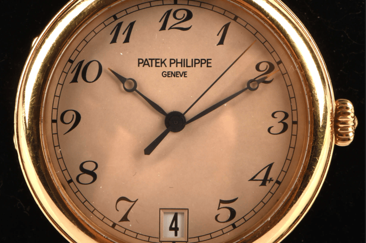Sir Michael Parkinson's Patek Philippe watch, which went for £11,500 by Ewbank's.