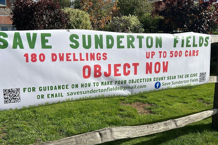 Save Sunderton Fields banner Clanfield