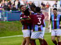 WATCH: Farnham Town boss Paul Johnson praises side after historic win