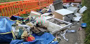 Anger at fly-tippers as lane near Clanfield blocked