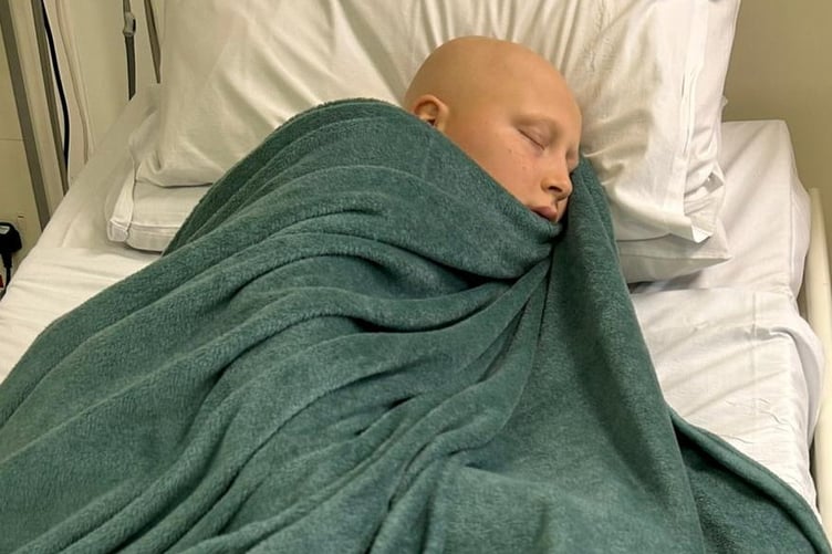 Tyler-Jaii Scott in hospital. A family are fundraising for their 13-year-old son with stage four cancer - who's lump in his neck was misdiagnosed as tonsillitis.Young Tyler from Gosport, Hampshire, has been diagnosed with Stage Four Hodgkins Lymphoma - after he first noticed a lump in his neck in early 2024. By January this year, doctors initially believed the lump was linked to tonsillitis.However, after Tyler's mum, Charley Hemming, 32, pushed for further tests, scans taken in May revealed the devastating news that Tyler had Stage Four Hodgkins Lymphoma - and the cancer had spread to his nose, throat, neck, collarbone, armpit, heart, spleen, abdomen, and shoulder blade.
