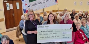 Cheque out this donation to The Rowans from Catherington WI