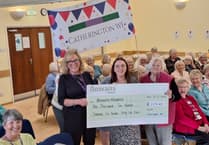Cheque out this donation to The Rowans from Catherington WI