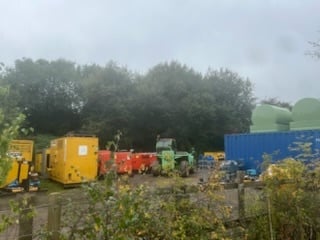 Industrial equipment on land at 21 Abbey Road, Medstead, Alton