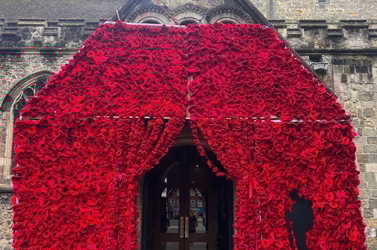 St Peter's Petersfield Poppies