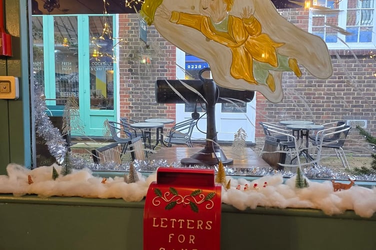 Post your letters to Santa now at Oliver's Coffee Shop in Haslemere and get a letter back from the big man himself