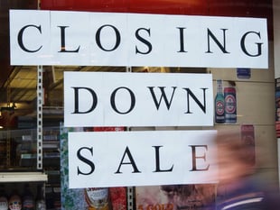 Hundreds of businesses shut their doors in East Hampshire last year