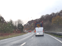 Lane blocked on A3 as car overturns near Petersfield junction