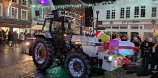 Merry motorcade cheered on by thousands around East Hants and Sussex