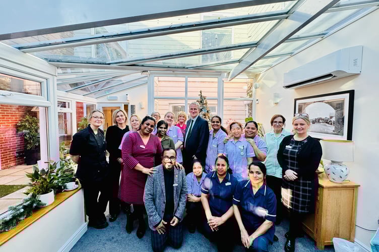 Wisteria Lodge Horndean Damian Hinds MP