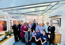 The dream team as MP congratulates Horndean care home for national award