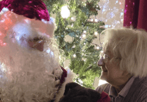Santa brings Christmas magic to 101-year-old Hindhead resident