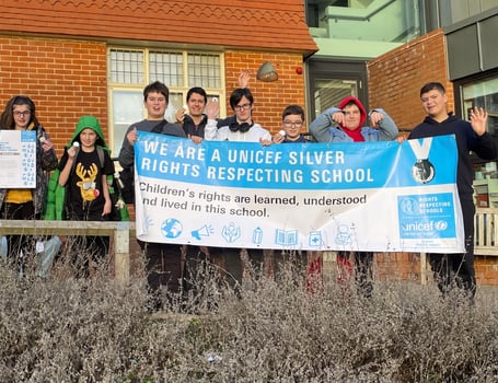 Silver Rights Respecting School From three pupils to national recognition: Undershaw wins UNICEF Silver ...