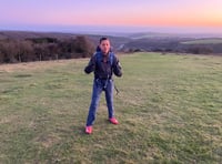 Hadley's peak performance as teen raises £1,700 from Butser challenge