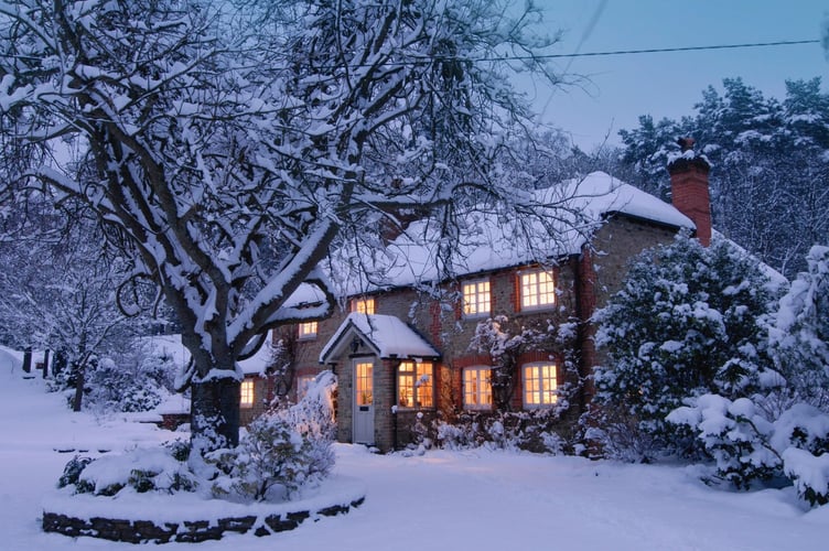The rural home on Frensham Lane where Clive Corner, 77, has been left without phone or internet after a BT outage.