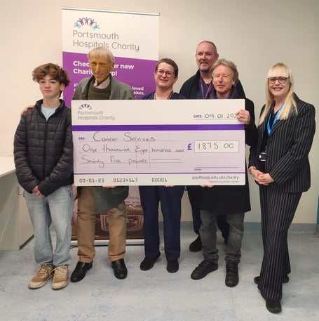 Giant Charity Christmas Market Petersfield Cheque