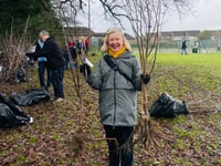 Tree buyers dig the fun at Petersfield's "Green Gathering"