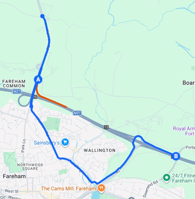 Overnight M27 closure planned
