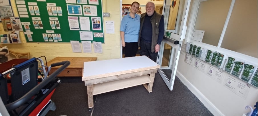 Bordon Men's Shed makes class gesture to local schools