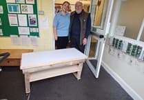 Bordon Men's Shed makes class gesture to local schools