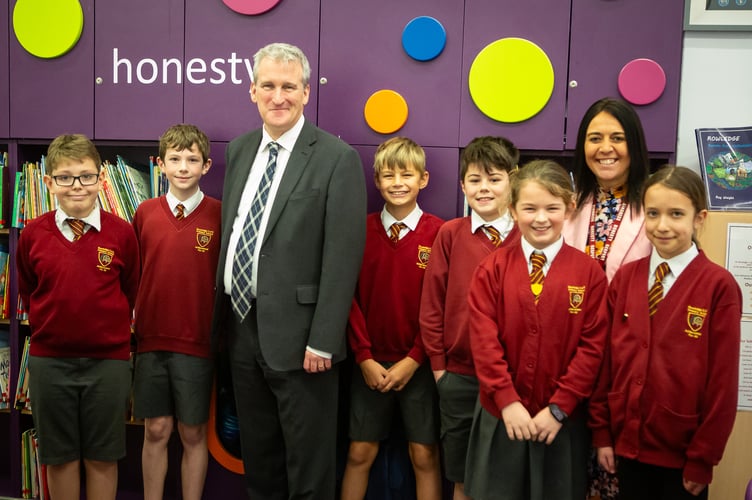 Damian Hinds MP Rowledge Primary School