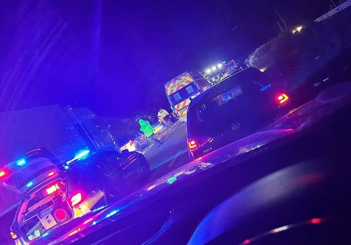 A3 Collision Thursley