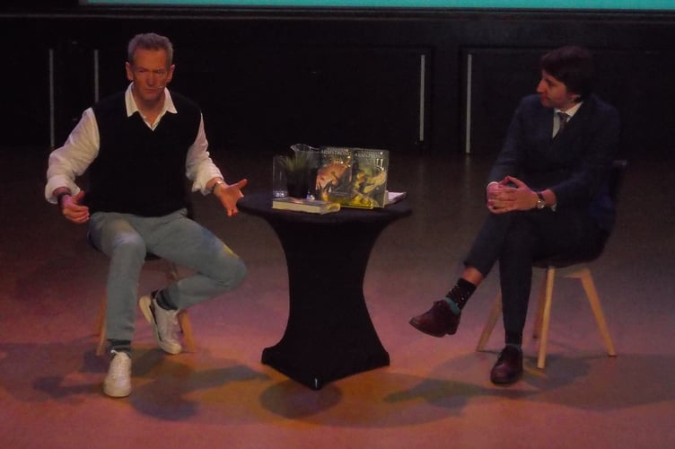 Alexander Armstrong talks to Jack Meggitt-Phillips about his new book Evenfall: The Tempest Stone, Great Hall, Farnham Maltings, March 14th 2026.