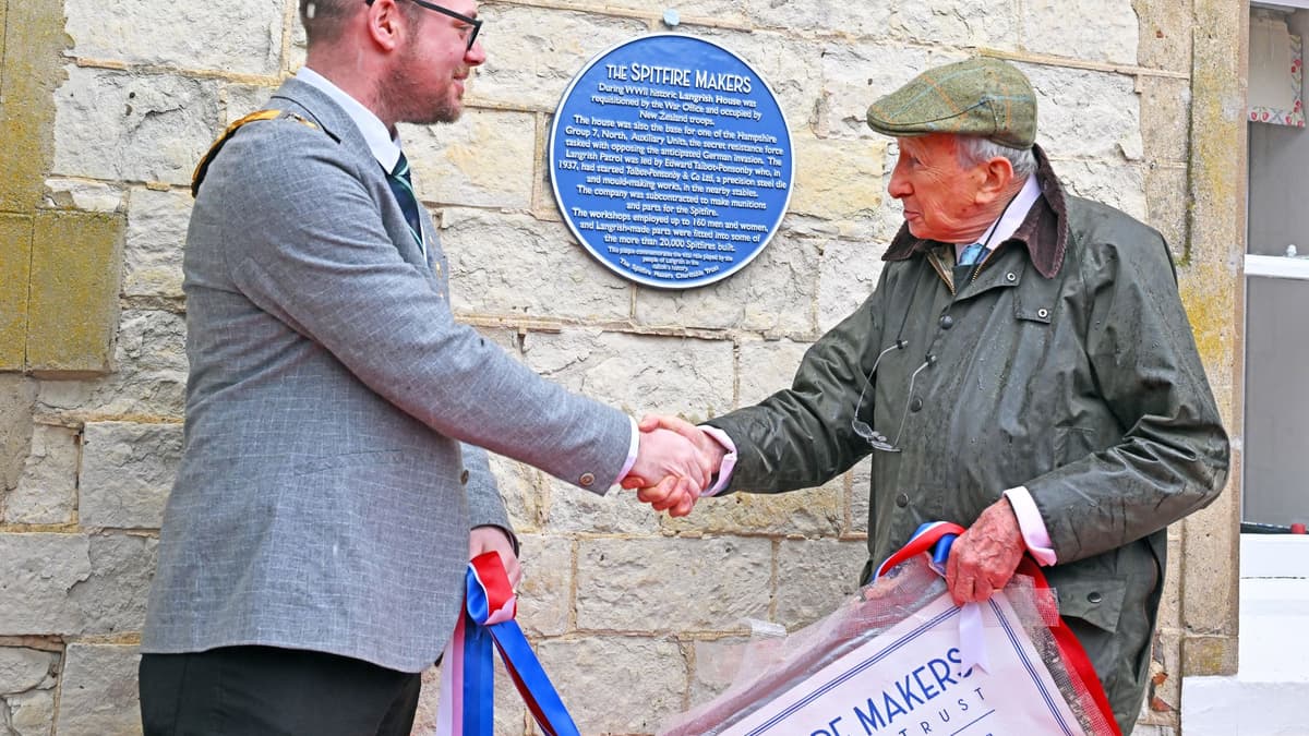 WATCH: Fighting the Battle of Britain in a Langrish stable block