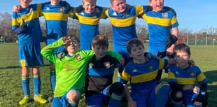 Young footballers take on swimming challenge