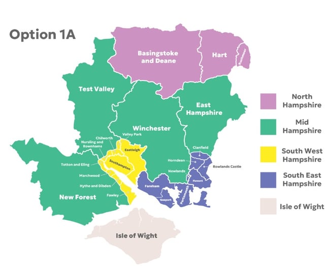 East Hampshire split between two councils under merger plans