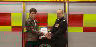 Teenager, 15, honoured after helping save neighbour’s life