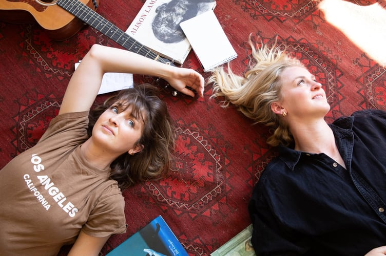 Ward Thomas, the award-winning country-pop duo of sisters Catherine and Lizzie, who will headline the Sunday night of the Haslemere Fringe Festival on Lion Green. Credit: Ward Thomas.