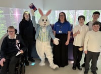 Easter Bunny hops back to Hollywater School
