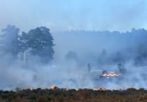 Warning issued after wildfire breaks out on Hankley Common