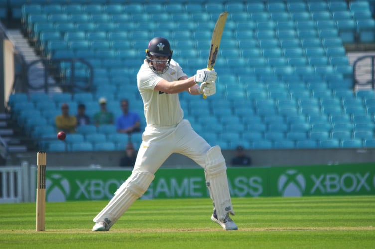 Dan Lawrence scored 125 for Surrey against Essex (Photo: Mark Sandom)
