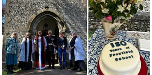High Cross service held to mark 150 years of Froxfield Primary School