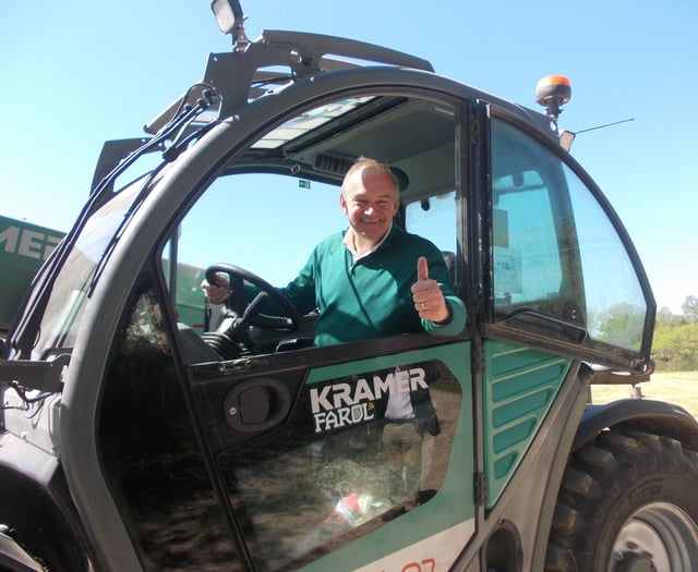 Tractor driving party leader backs British farming