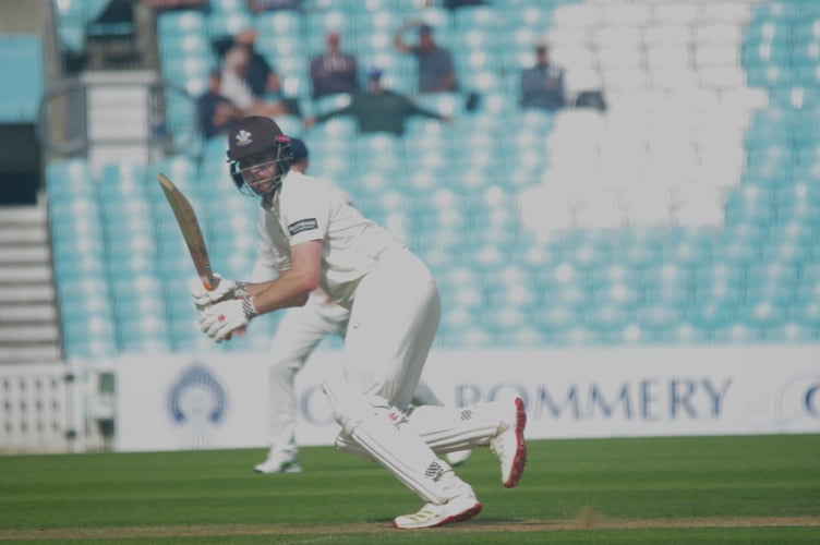 Dominic Sibley scored 187 in Surrey's first innings against Sussex (Photo: Mark Sandom)